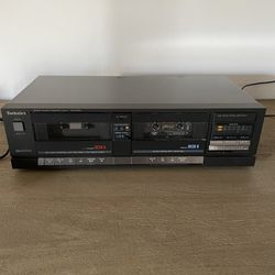Technics cassette deck player 