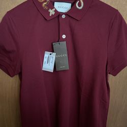 GUCCI Snake & Bee polo Men’s Size Small 408323X