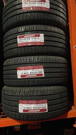 255 45 18 NEW SET OF TIRES