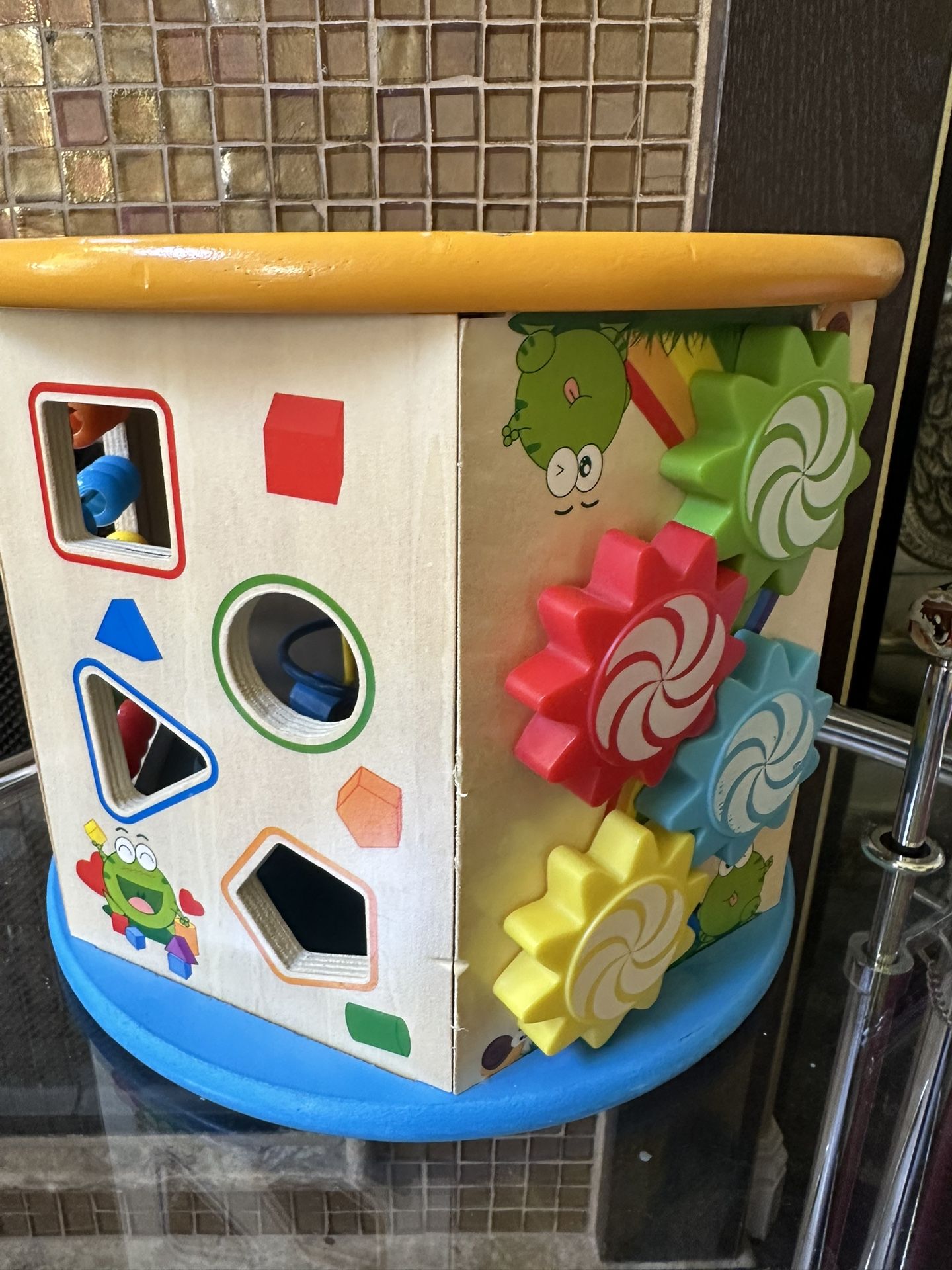 Giant Wooden 8in1 Skill Building Cube