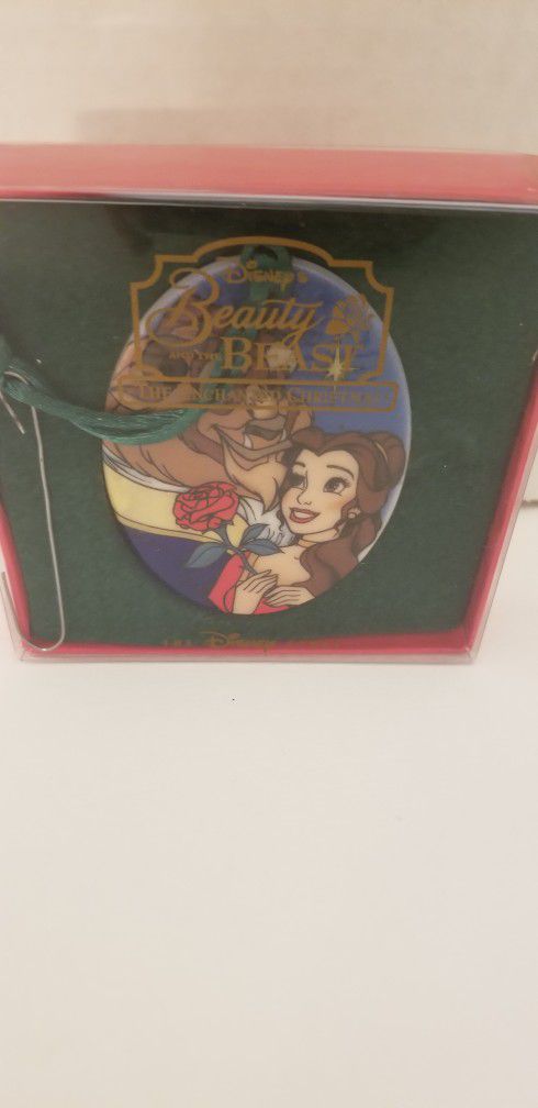 1997 Disney Beauty and the Beast Ornament The Enchanted Christmas NIB
