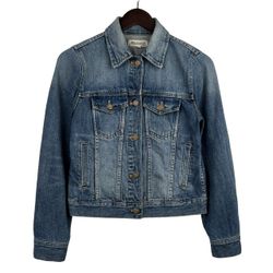 Madewell Crop Jean Trucker Jacket SZ SMALL