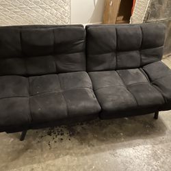 Black Futon couch