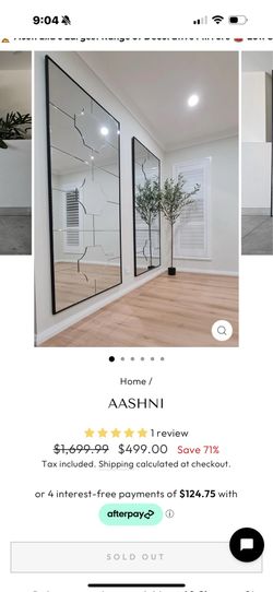 Zgallery simplicity mirror