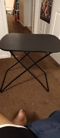 Black Folding Table