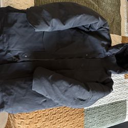 Lululemon Black Down Feather Hooded Coat – Men’s Large – Excellent Condition