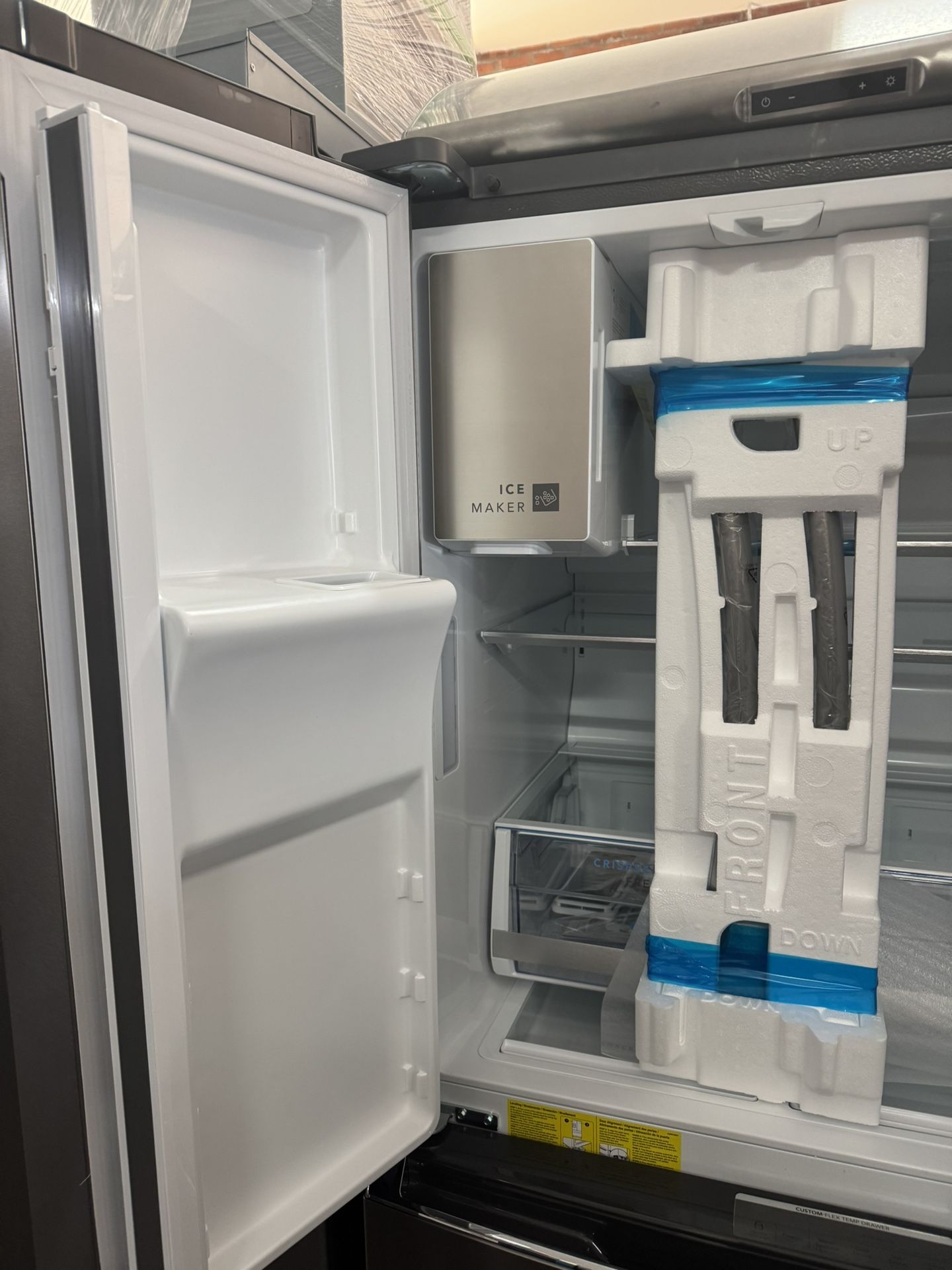 New Open Box Frigidaire Gallery 36 In 26.3 Cu Ft 4 Door Standard Depth Refrigerator In Smudge Proof Stainless Steel