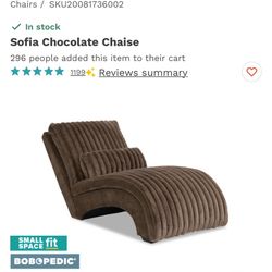 Bobs Brown Chaise  Lounge Chair