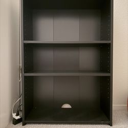 Black 3- Tier Open Shelf