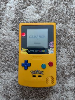 Nintendo gameboy color console pokemon edition