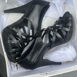 Nine West Gladiator Heels 8.5