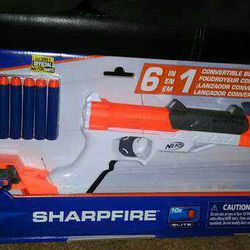 Nerf Gun! N Strike Elite Sharpfire! W/Bullets! Brand New In Box 