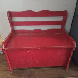 Wooden Bench/Toy Box