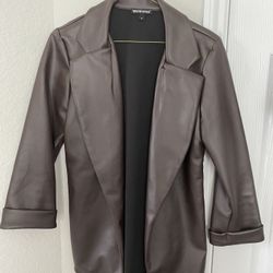 Brown Dress Jacket Leather 