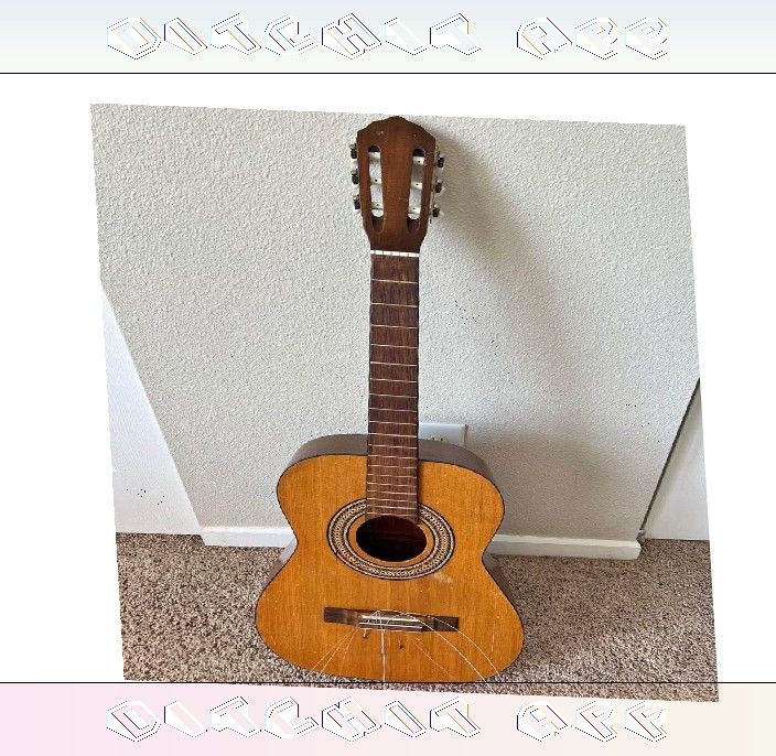 Acoustic Guitar Beautiful Music and Expert Craftsmanship increase poor