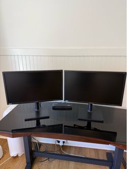 Dual Samsung Monitors + Plugable DisplayLink Dock ($220 OBO)
