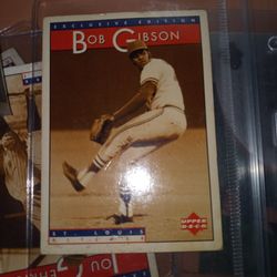 Bob Gibson Upper Deck