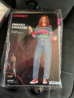CHUCKY SWEATER AND KNIFE COSTUME