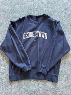 Vintage Nike Georgetown Sweatshirt XL 90s Rare