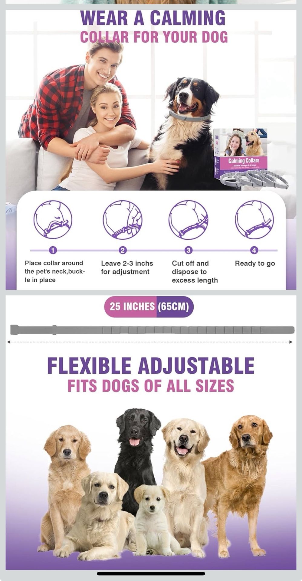 Calming Collard For Dogs 