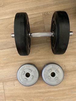 Dumbbell / Weights 34 Pounds Total