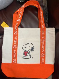 Snoopy Fall Tote medium size