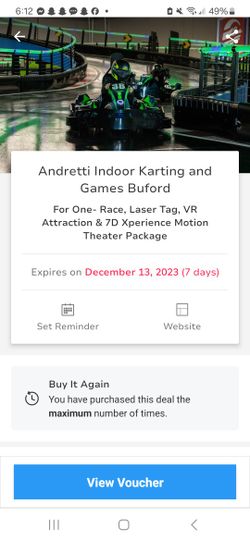 Andretti Buford (3 Tickets)
