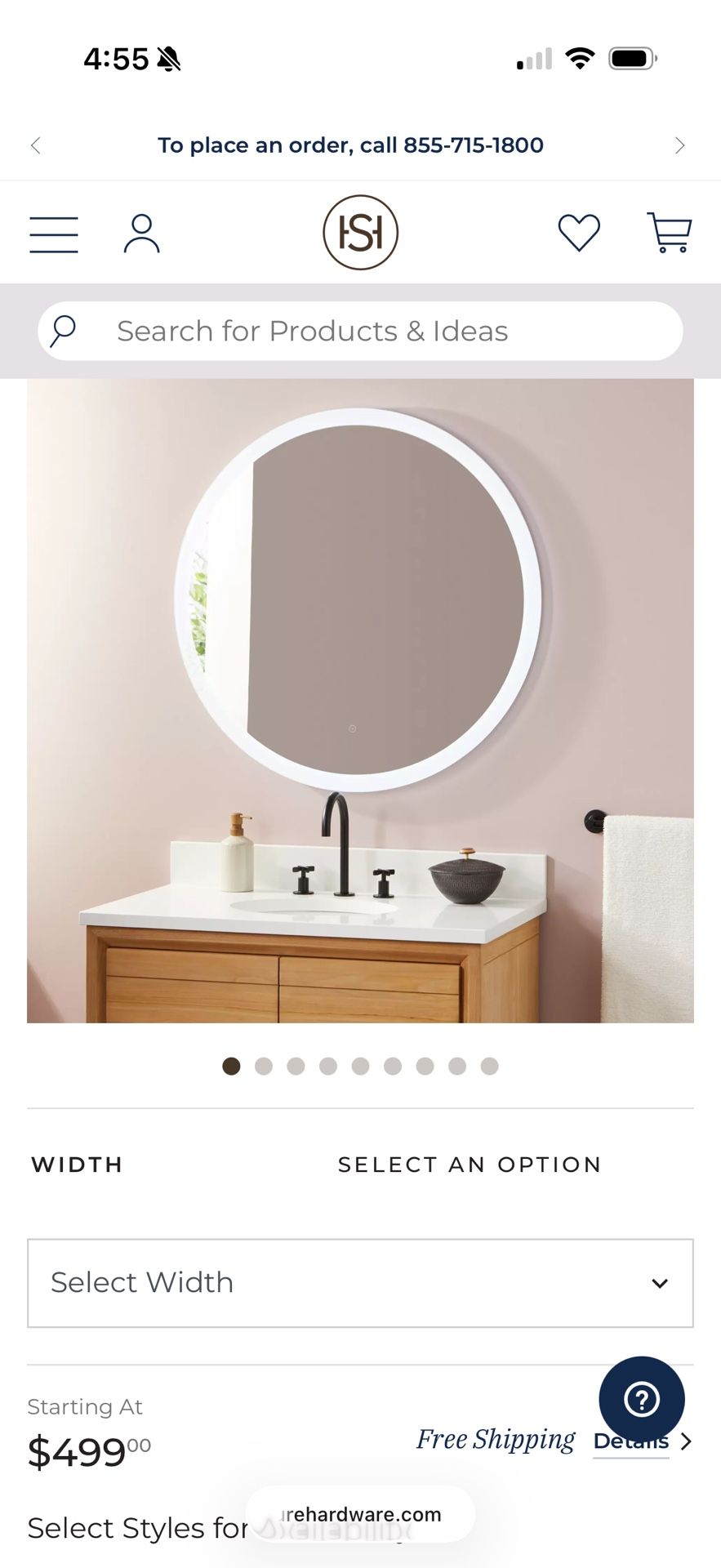 Luxurious mirror Brand New