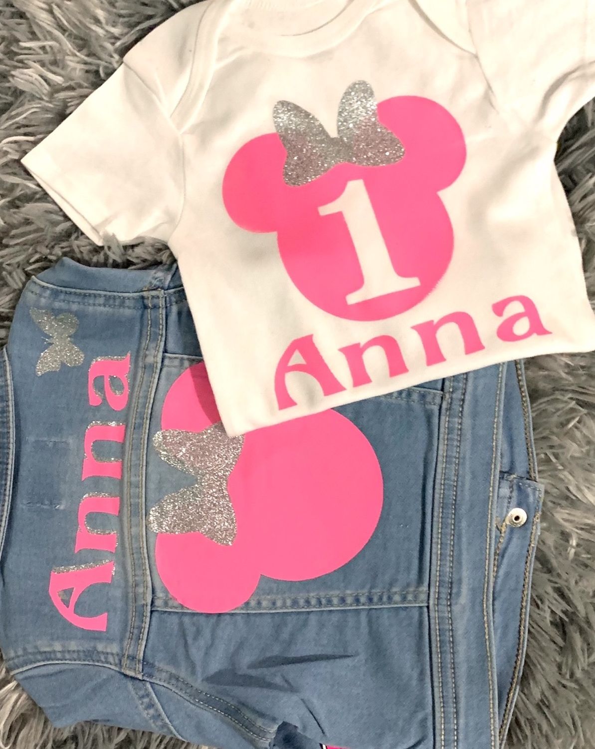 Minnie Mouse 1st Birthday Outfit