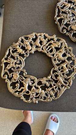 Godinger ZODIAC Trivet Silverplate Astrology Signs 1993