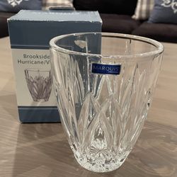 Marquis by Waterford BROOKSIDE HURRICANE ROSE VASE