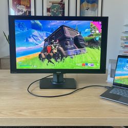 ASUS VG245H 24 inchFull HD 1080p 1ms Dual HDMI Eye Care Console Gaming Monitor with FreeSync/Adaptive Sync, Black, 24-inch