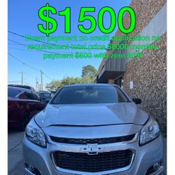 2015 Chevy Malibu No Credit Application 