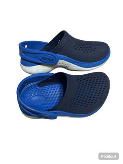 Blue Kids Crocs 