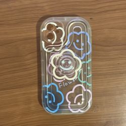 Iphone 11 Smiling Face Flower Phone Case With Holder Compatible