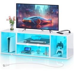 TV Stand - Glossy White