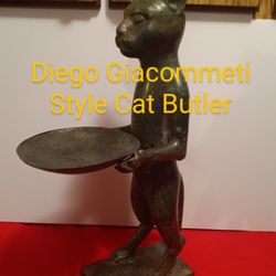 #203... Bronze Cat Statue...