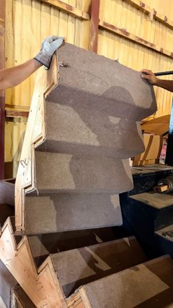 Heavy-Duty Custom Staircase with Two Landings