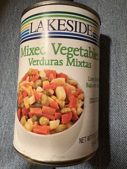 Free! Mixed Veggies cans