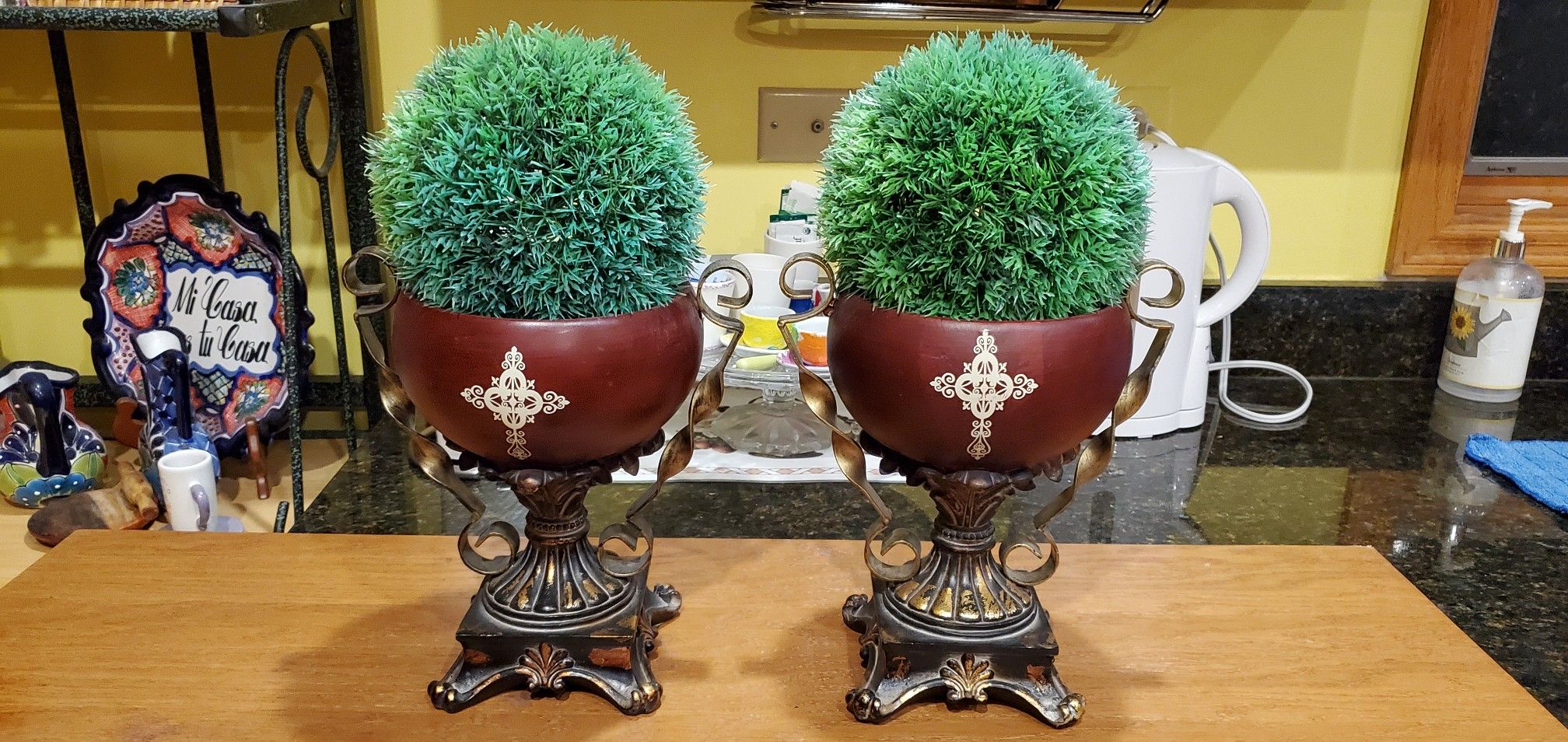 Two Decorative Trees