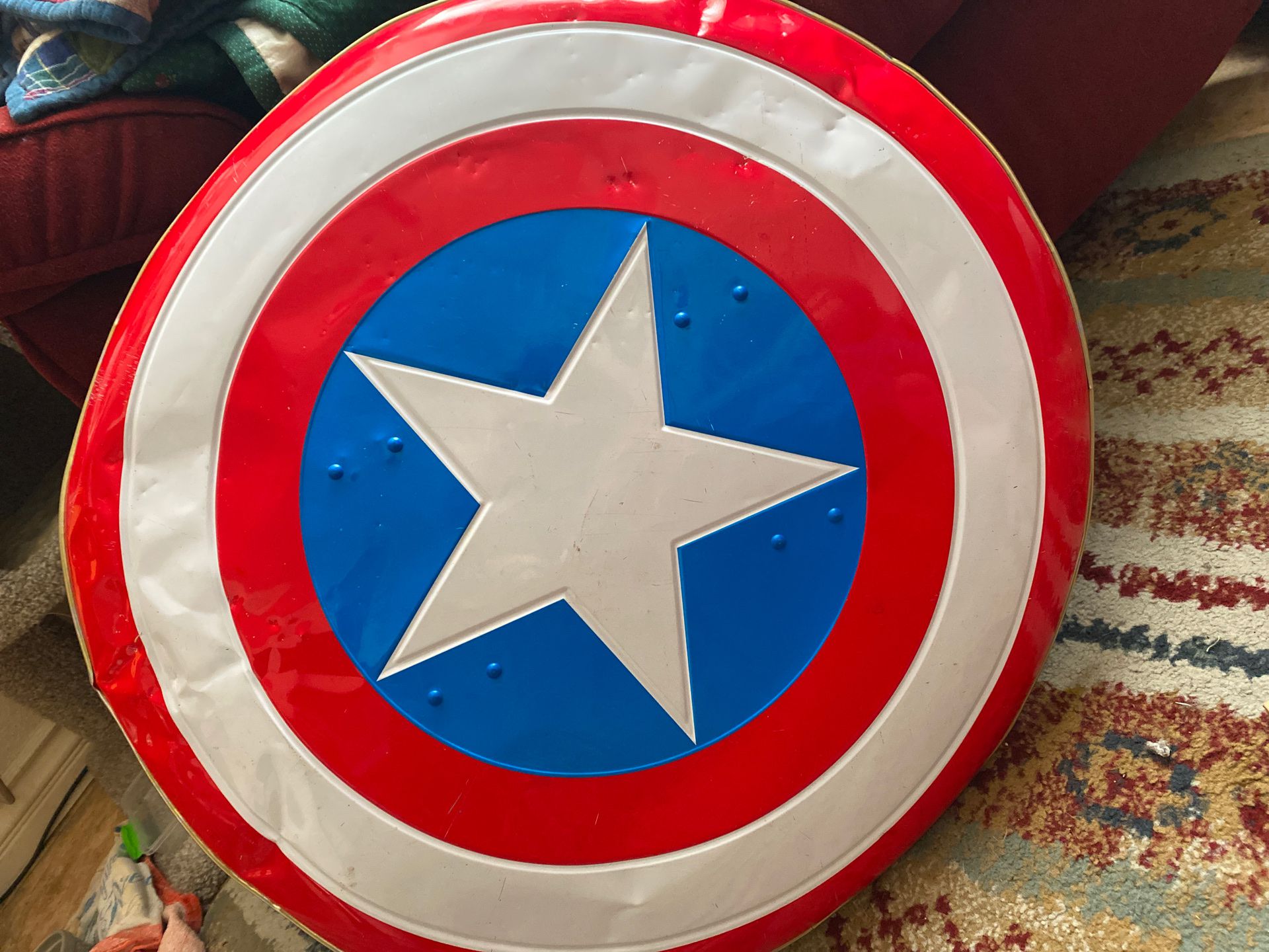 Captain America shield.
