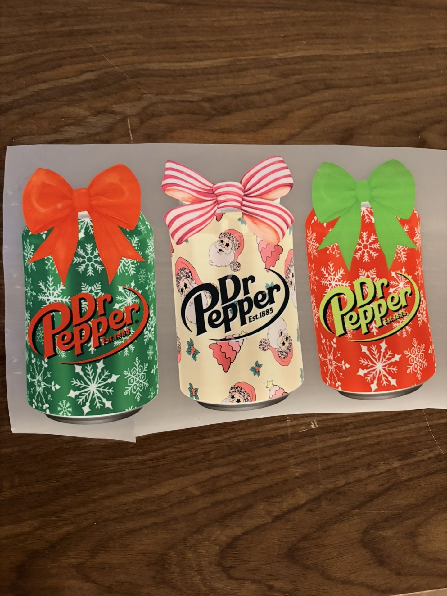 Heat Transfers - Christmas Dr Pepper