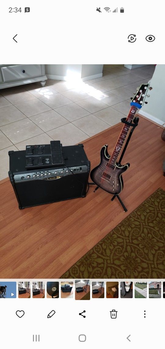 Guitar and amp