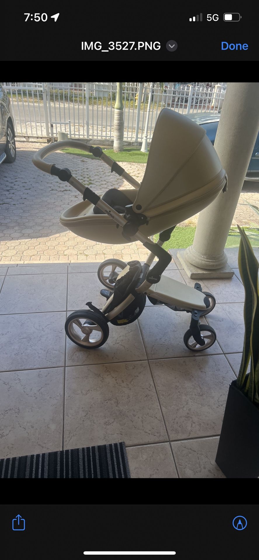Mima Bassinet Stroller (seat And Bassinet)