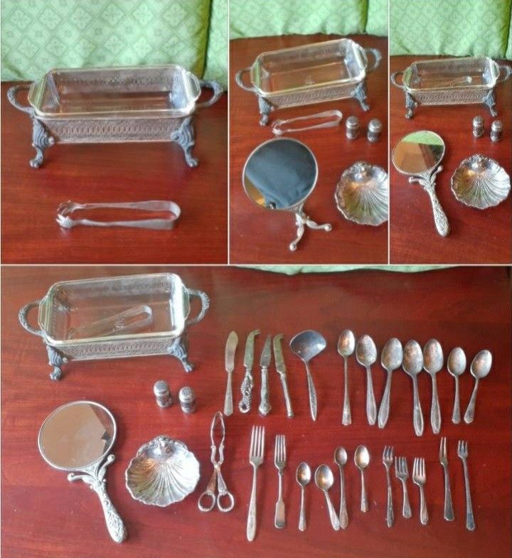 Vintage silverware plated