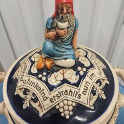 Beautiful Vintage German Cookie Jar 