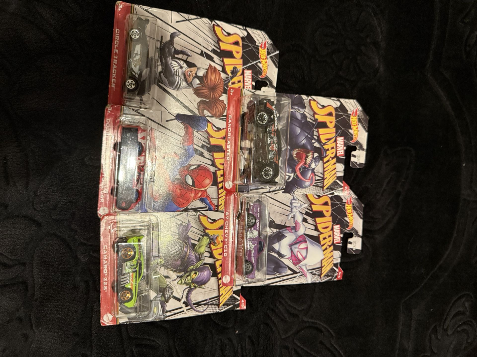 Spider-Man Hot Wheel Full Set