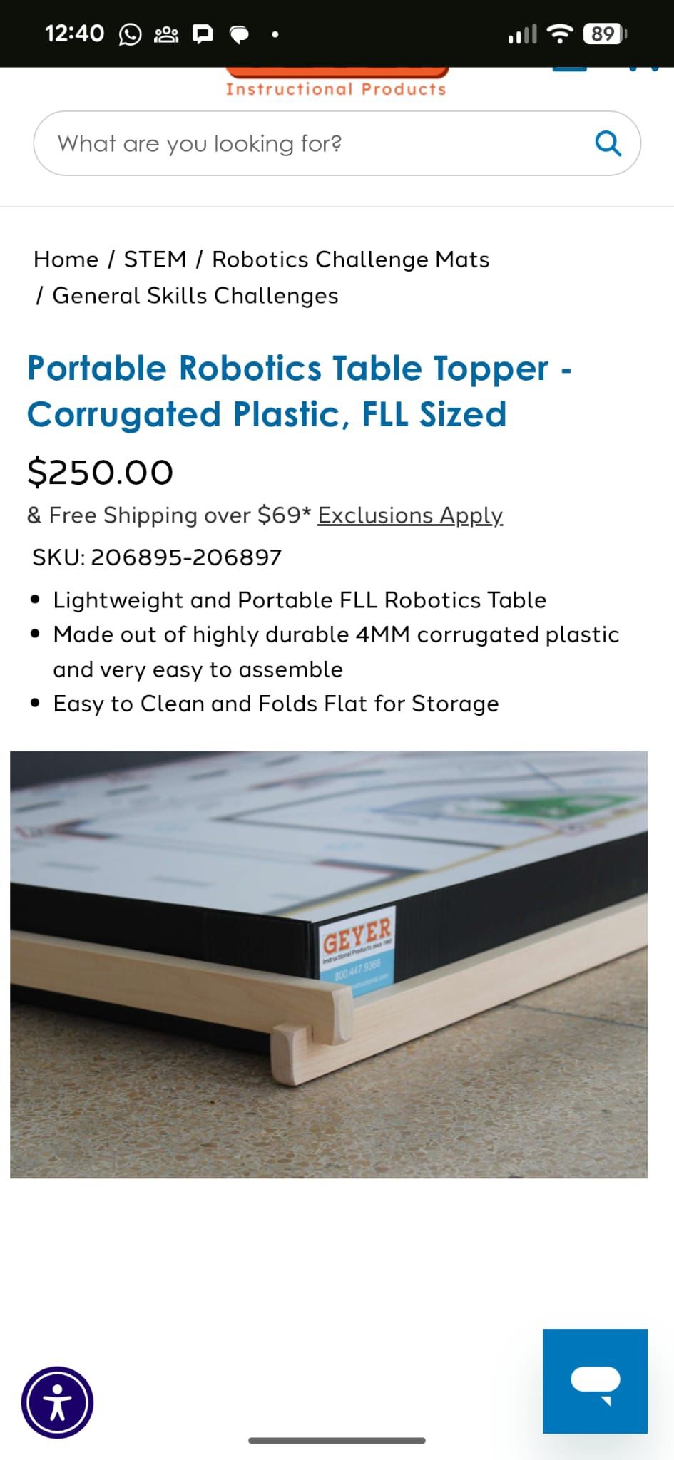 FLL Robotics Table Top