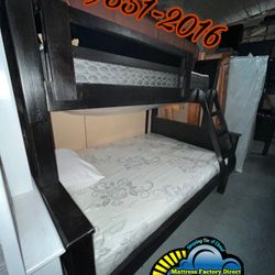 Twin Full Litera Cama Bunk Bed New Mattresses Colchones Camas Nuevas 