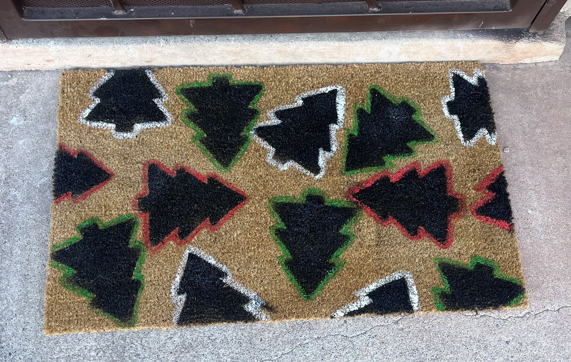 Personalized Christmas doormats 